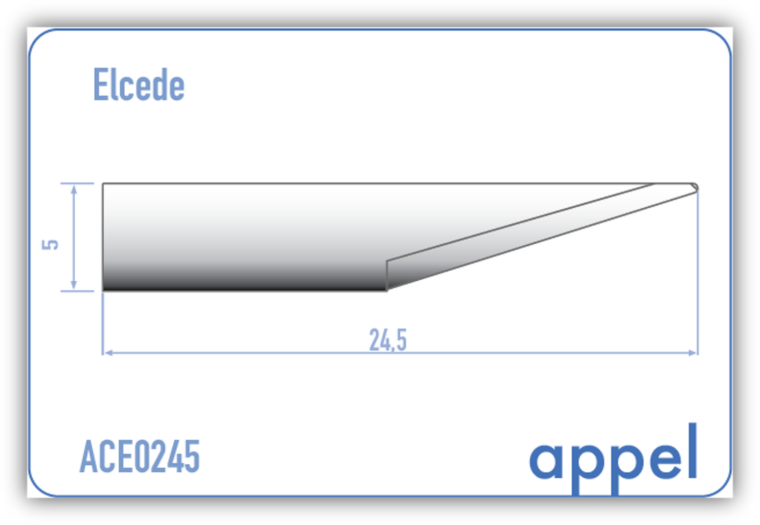 Blades for Elcede